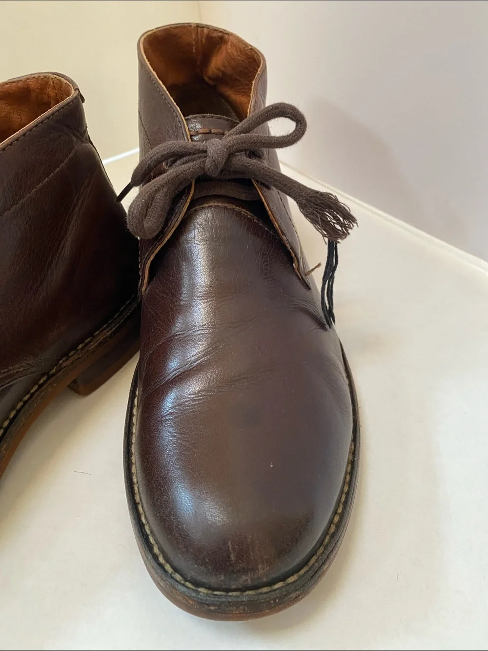 Frye Men's Paul Brown Leather Chukka Boots Size 10 1/2 D Gorpcore Casual Preppy